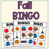 Fall BINGO - A Language Based Game For Vocabulary - 2 Levels