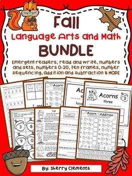 Preview of Fall BUNDLE | Literacy and Math