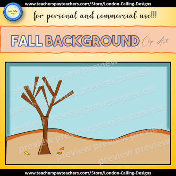 Preview of Free Fall /Autumn Background - Clip Art