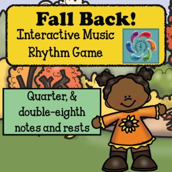 Preview of Interactive Music Rhythm Game  Fall Back Quarter & Eighth Notes version