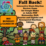 Interactive Music Rhythm Game Fall Back! Bundle Distance learning