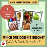 Fall Back to School Themed - Which One Doesn’t Belong?
