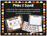 Fall Balanced Equations Math Center - Understanding the Eq