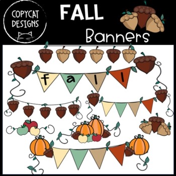 fall banner clip art