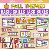 Fall Basic Skills Task Boxes (pre-k & special education) E