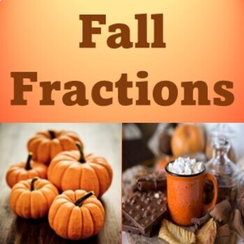 Preview of Fall - Beginning Fractions - 2nd and 3rd Grade -  Halves / Thirds / Quarters