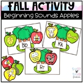 Fall Beginning Sounds Sort Activity