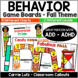 Fall Behavior Incentive Charts / Game Boards for Kids with