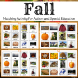 Fall Activity for Autism, Special Education and Speech Therapy