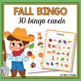 Fall Bingo Cards Preschool Autumn Bingo Fall Games Activities