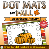 Fall Bingo Chip Mats