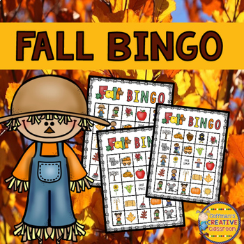 Preview of Fall Bingo Game