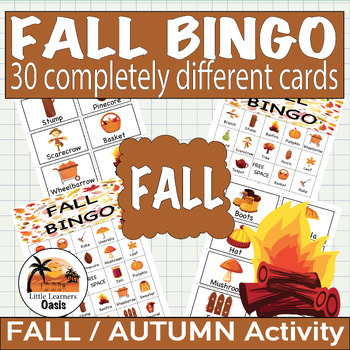 Preview of Fall Bingo Game - Autumn