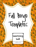 Fall Bingo Templates
