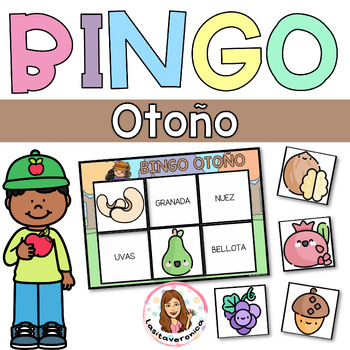 Preview of Fall Bingo. Words Vocabulary. Reader Game. Lectura. October. Otoño. Spanish