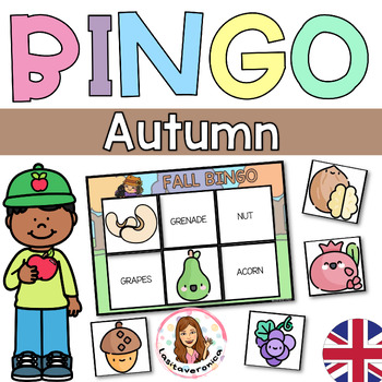 Preview of Fall Bingo. Words Vocabulary. Reader Game. October. November. Autumn