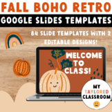 Fall Boho Retro Google Slides Templates-| EDITABLE | Dista