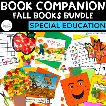 Preview of Fall Book Companions Bundle | Special Education