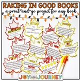 Fall Book Report for ANY Book: Raking in Good Books