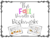 Fall Bookmark Bundle