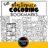 Fall Bookmarks Coloring Pages {Autumn Coloring Pages}