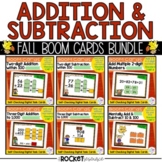 Fall Boom Cards Bundle Addition and Subtraction | 2nd Grad