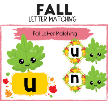 Preview of Letter Recognition Boom Cards (Lowercase Letters) - Fall Theme