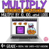 Boom Cards Multiply by multiples of 10, 100, & 1,000