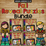 Fall Boom Cards™ Mystery Picture Reveal Puzzle Missing Addends