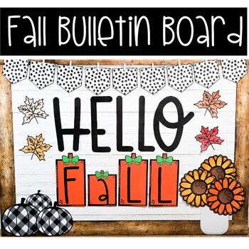 Preview of Fall Bulletin Board: Hello Fall