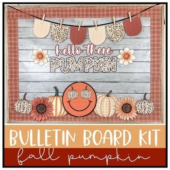 Preview of Fall Bulletin Board Kit | Retro Theme
