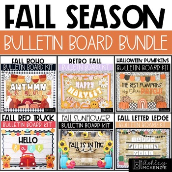 Preview of Fall Bulletin Board Kits Bundle