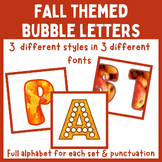 Fall Bulletin Board Letters | Seasonal Door Decor | Leaves