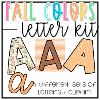 Preview of Fall Bulletin Board Letters - September Bulletin Board Letters