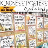 Fall Bulletin Board November Ideas Kindness Motivational Posters 