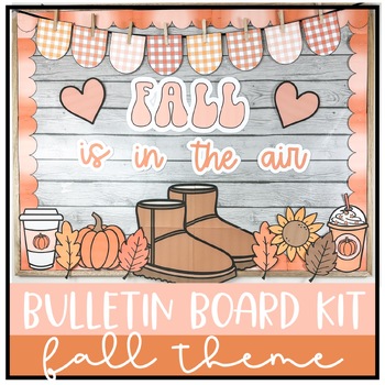 Preview of Fall Bulletin Board | Retro Bulletin Board Kit