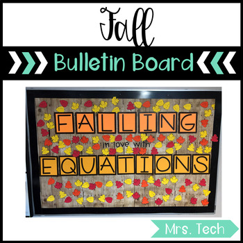 Preview of Fall Bulletin Board - Solving Equations