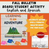 Fall Bulletin Board/Student Activity/English and Spanish Bundle