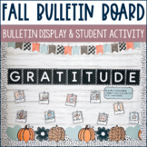 Fall Bulletin Board & Student Gratitude Activity | Fall Do