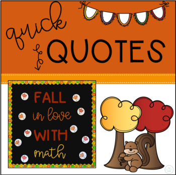 Preview of Fall Math Bulletin Board or Door Decor with EDITABLE Leaves (cursive version)