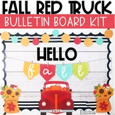 Fall Bulletin Board or Door Kit - Red Truck Theme