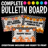 Fall Bundle of 3 Complete Bulletin Board Kits Pumpkins App