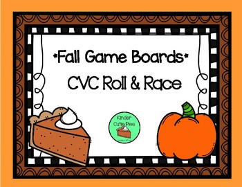 Preview of Fall CVC Board Games (Short a, e, i, o, u)