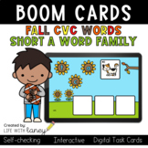 Fall CVC Words Boom Cards™ Deck (Short A)