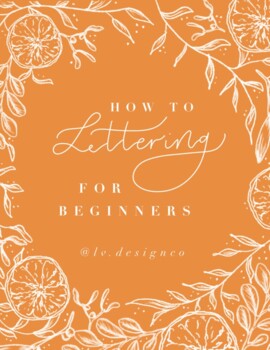 Lisa Font Calligraphy Workbook - Calligraphy Instructions
