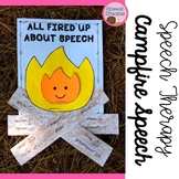 Fall Camping Theme Speech and Language Therapy Craft with 