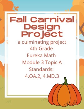 Preview of Fall Carnival Design Project (Area and Perimeter Project)