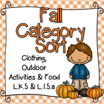 Preview of Fall Categories: Word Sort