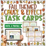 Fall Cause and Effect Task Cards