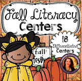 Fall Centers Pack:  18 fall themed centers or activities